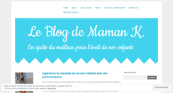 Desktop Screenshot of blogdemamank.com